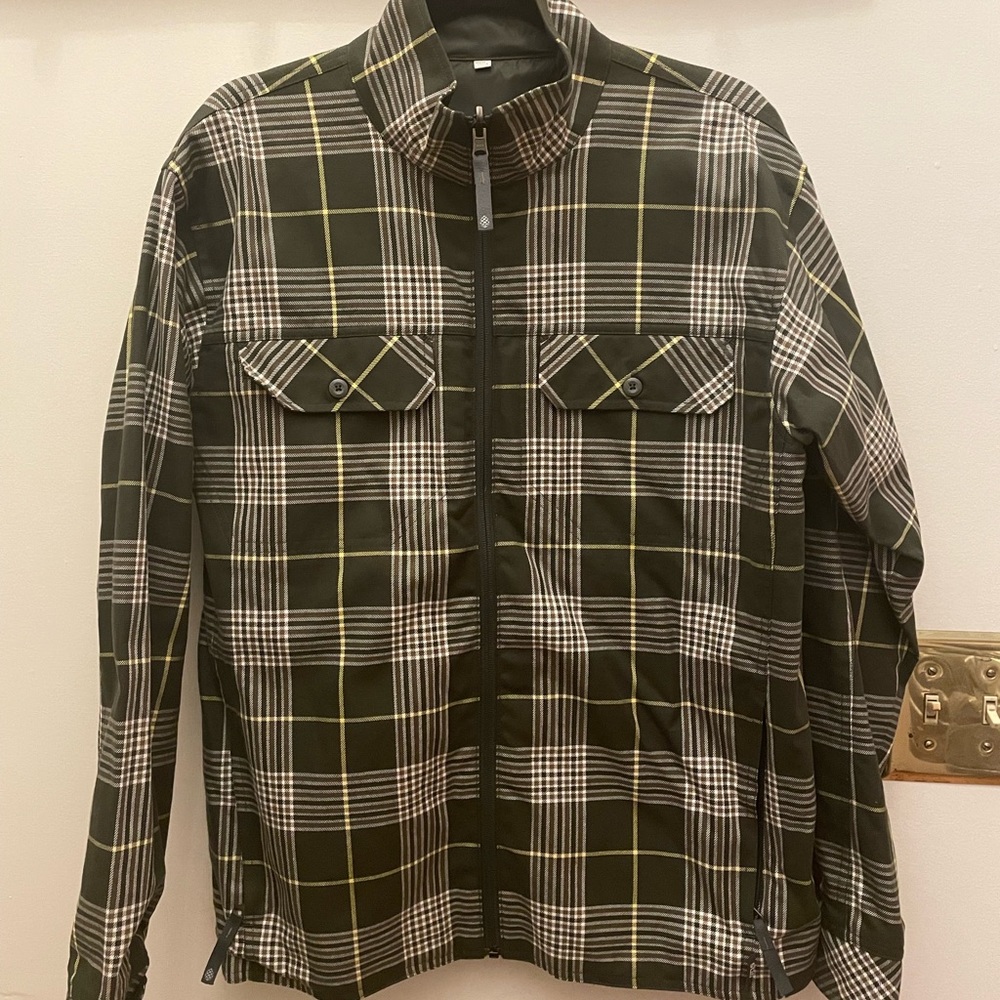 Stio Mens Rambler Reversible Jacket. Medium M. Green/Gray. EUC. Jackson Hole.